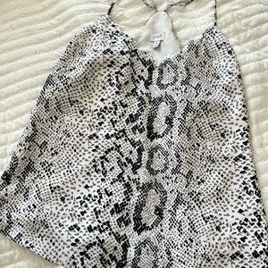 J. Crew Snake-Skin Top